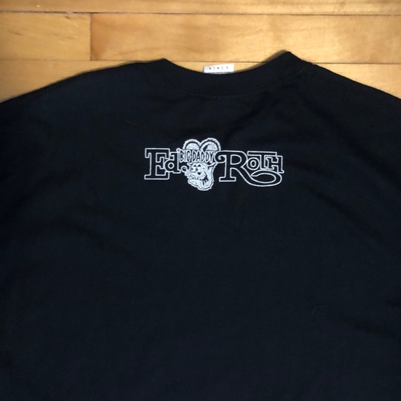 New Large Rat Fink T-Shirt Rockabilly Retro Gearhead Car Show Punk - Picture 6 of 8